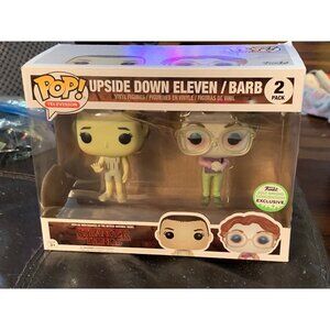Funko Pop Stranger Things Upside Down Barb and Eleven in Box Convention Exc. 201